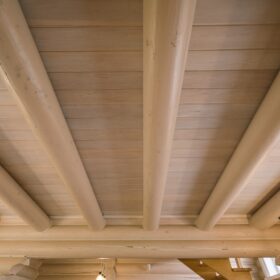 Эко-тех проект Заречье оцилиндрованное бревно