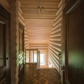 Эко-тех проект Заречье оцилиндрованное бревно