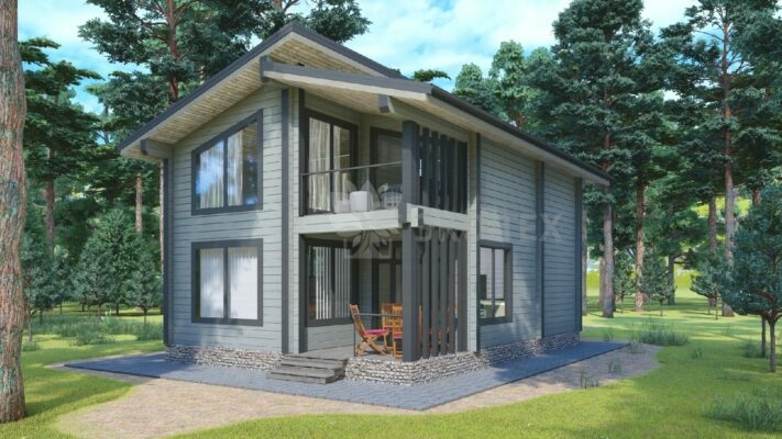 Дом из клееного бруса Рошаль