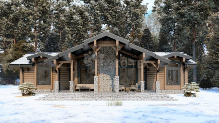 Дом из клееного бруса Галицыно