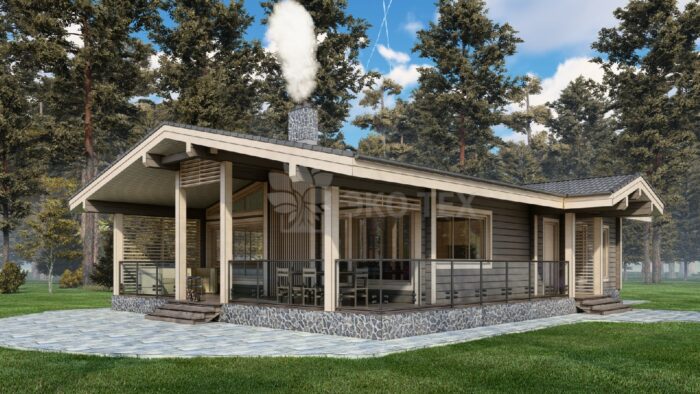 Дом из клееного бруса Дмитров