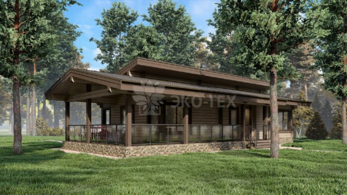 Дом из клееного бруса Ступино