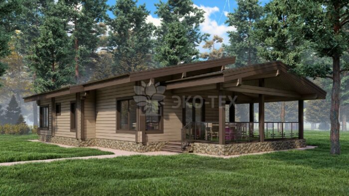 Дом из клееного бруса Ступино