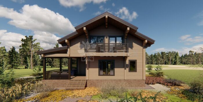 Дом из клееного бруса София