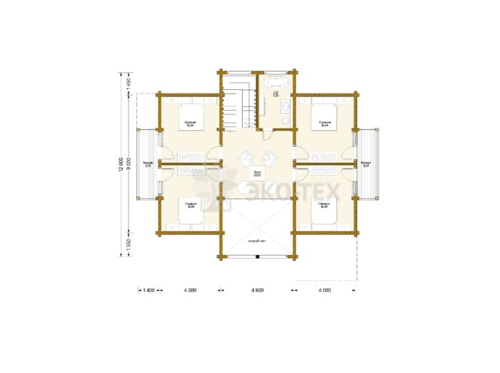 Дом из клееного бруса София
