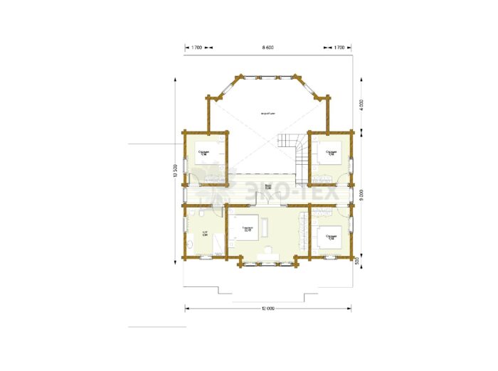 Дом из клееного бруса Времена года