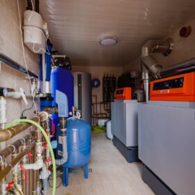 Дом по проекту Рим с гаражом из клееного бруса