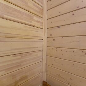 Дом по проекту Рим с гаражом из клееного бруса