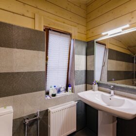 Дом по проекту Рим с гаражом из клееного бруса