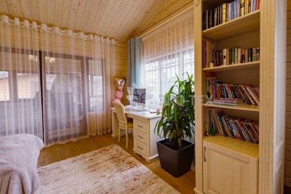 Дом по проекту Рим с гаражом из клееного бруса