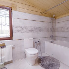 Дом по проекту Рим с гаражом из клееного бруса