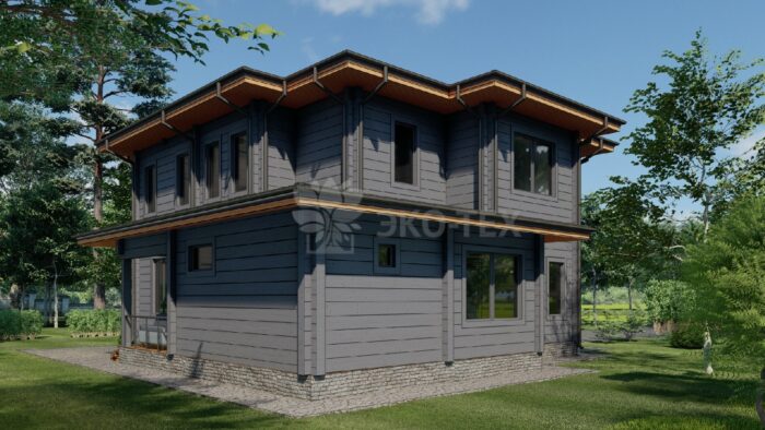 Дом из клееного бруса Новомещерский