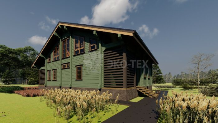 Дом из клееного бруса Раиса