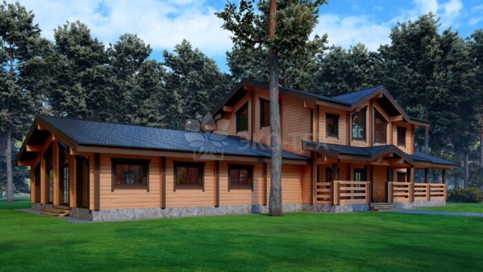 Дом из клееного бруса Конаково