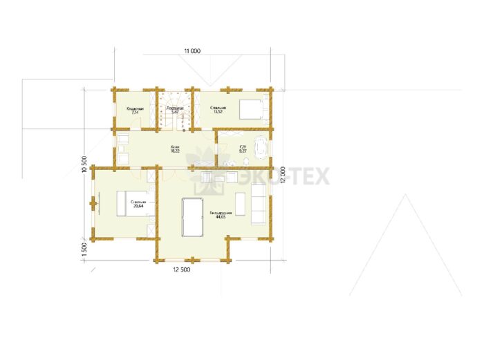 Дом из клееного бруса Конаково