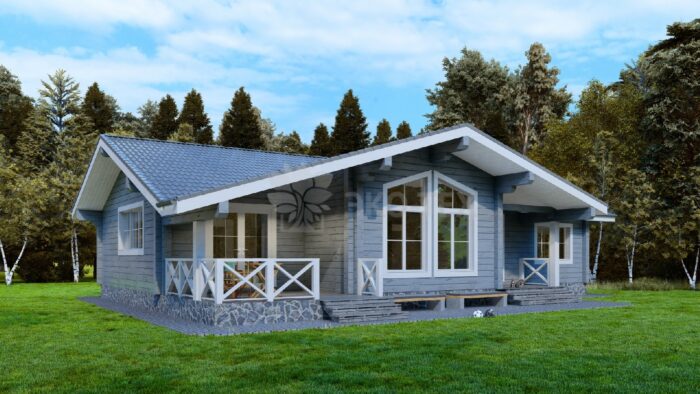 Дом из клееного бруса Балтик