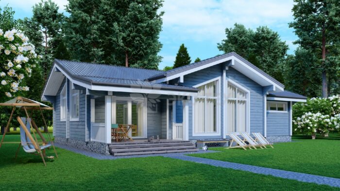 Дом из клееного бруса Кармен