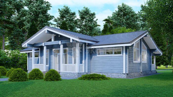 Дом из клееного бруса Кармен