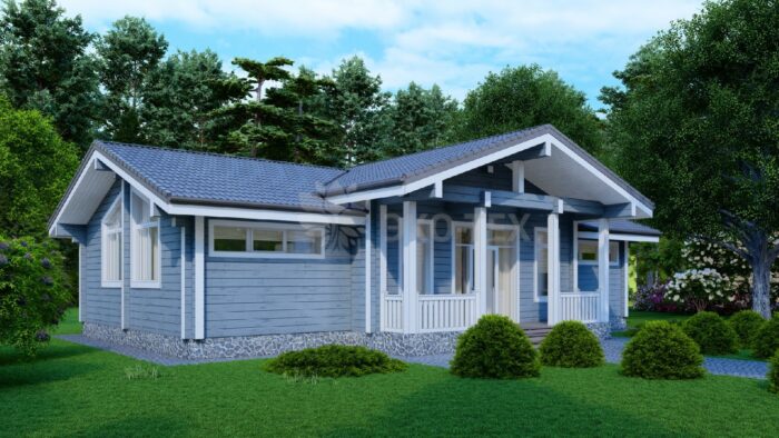 Дом из клееного бруса Кармен