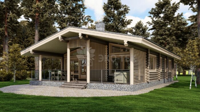 Дом из оцилиндрованного бревна Жуковский