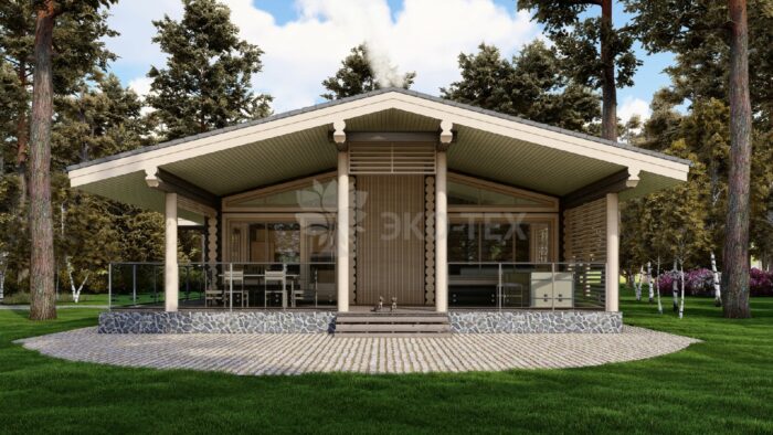 Дом из оцилиндрованного бревна Жуковский