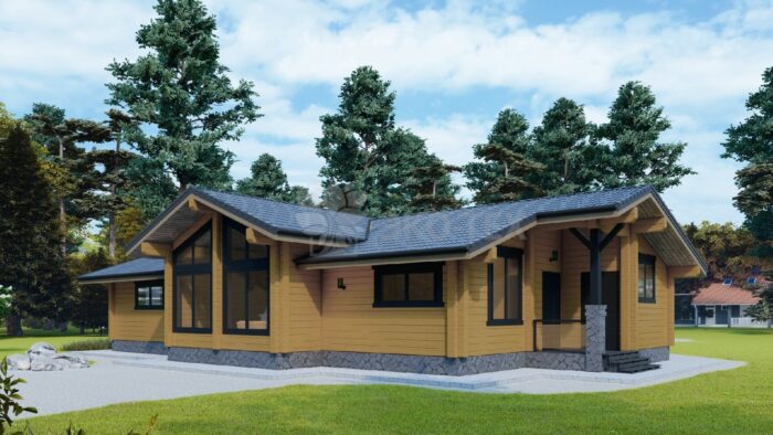 Дом из клееного бруса Раменский