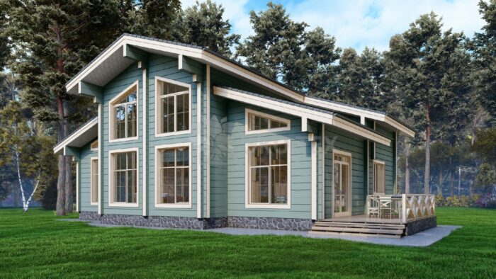 Дом из клееного бруса Стокгольм