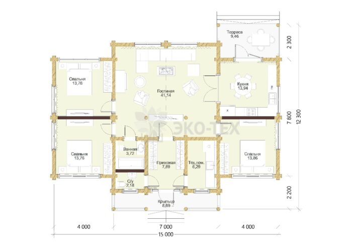 Дом из бревна Ярославль