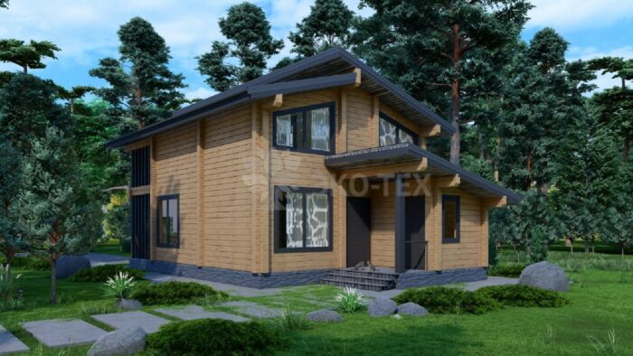 Дом из клееного бруса Аркадия