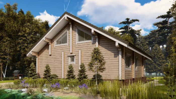 Дом из клееного бруса Норвег