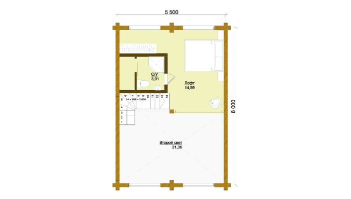 Дом из клееного бруса Норвег