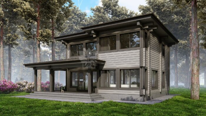 Дом из клееного бруса Пикассо