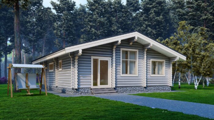 Дом из оцилиндрованного бревна Долгопрудный