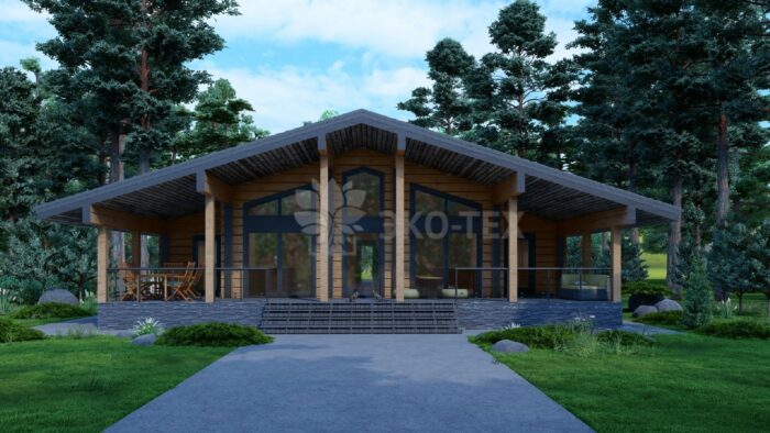 Дои из клееного бруса Альпийск