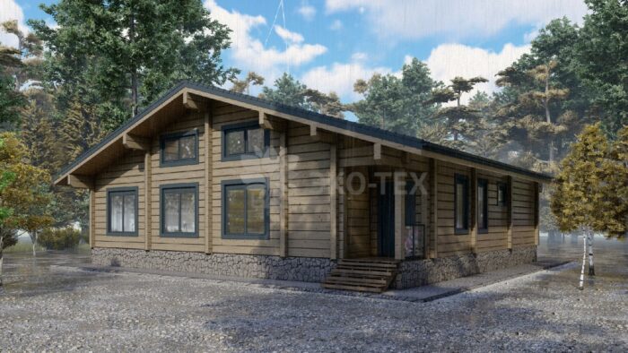 Дои из клееного бруса Байкал