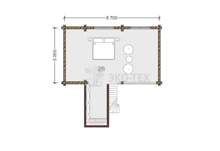 Дои из клееного бруса Байкал