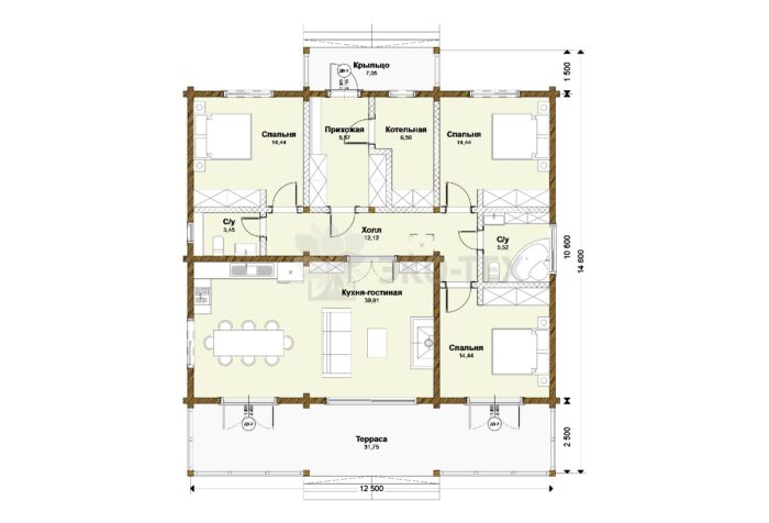 Дом из клееного бруса Наро-Фоминск