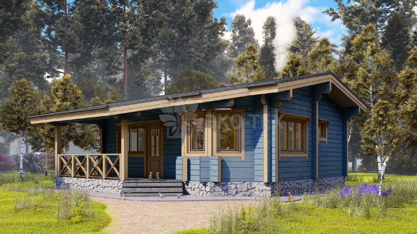 Баня из клееного бруса Малоярославец