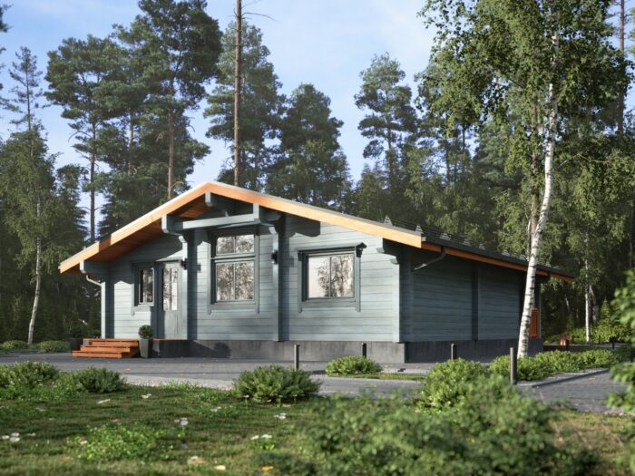 Дом из клееного бруса Очаково