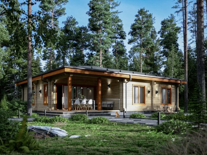 Дом из клееного бруса Тосно