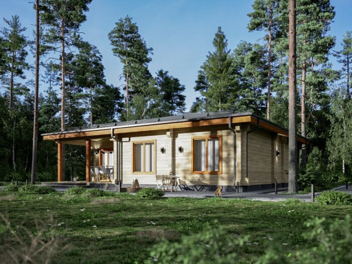 Дом из клееного бруса Тосно