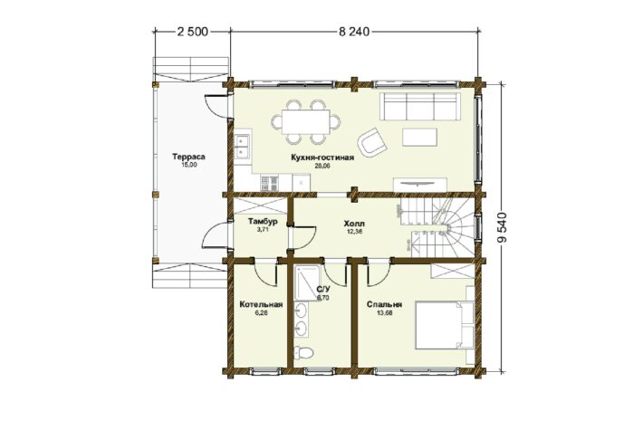 Дом клееный брус Руза