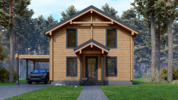 Дом из клееного бруса Можайск