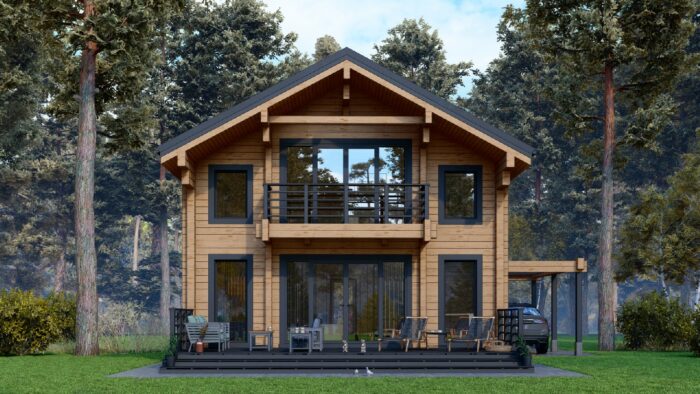 Дом из клееного бруса Можайск