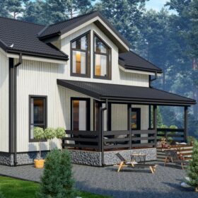 Каркасный дом Пион