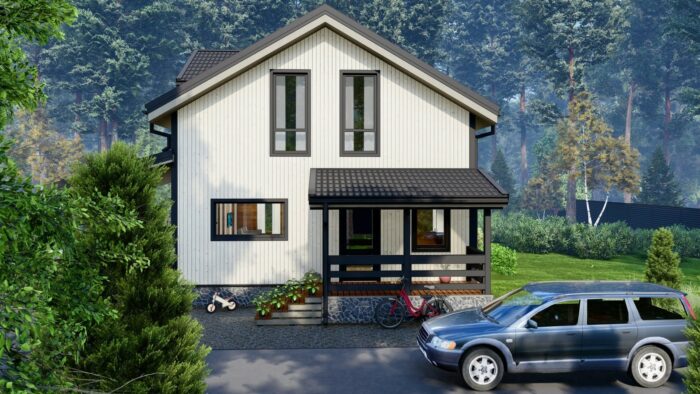 Каркасный дом Пион