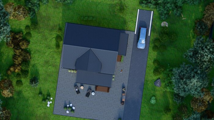 Каркасный дом Пион