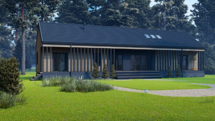 Каркасный дом Эдельвейс