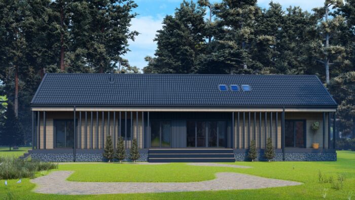 Каркасный дом Эдельвейс