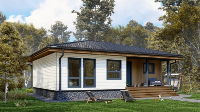 Каркасный дом Мята